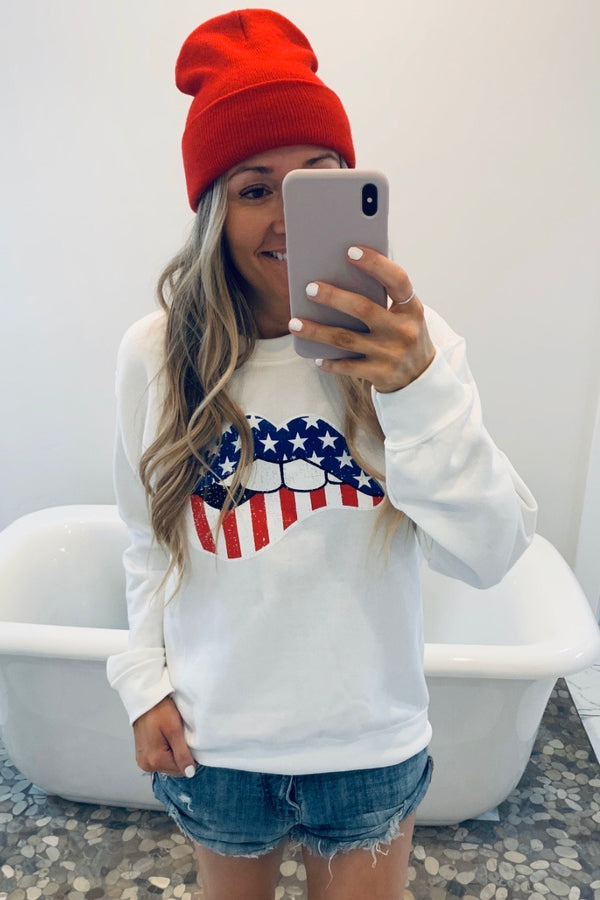 American Lips Sweatshirt