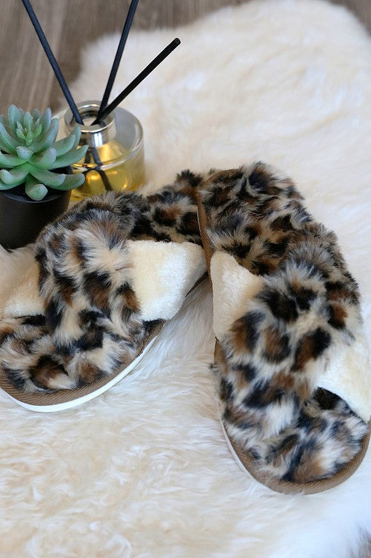 Leopard Slippers