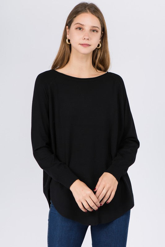 Boatneck Sweater (7 Colors)