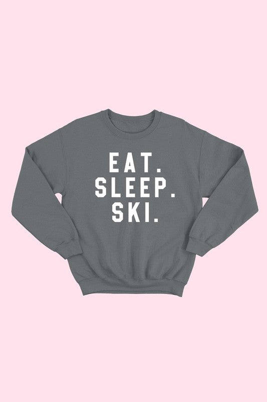 Eat Sleep Ski Sweatshirt
