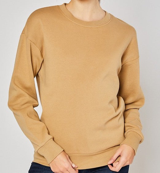 Basic Fleece Sweatshirt (3 Colors)