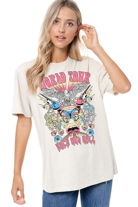 World Tour Rock and Roll Tee