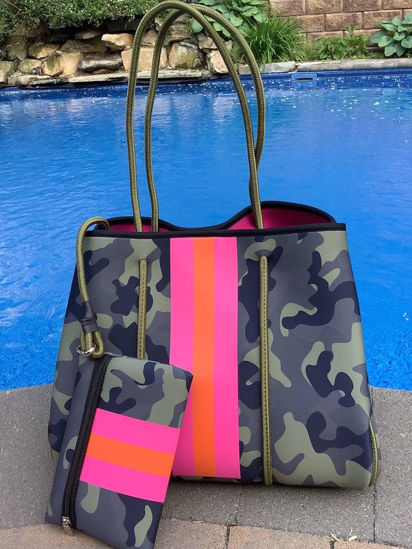 This Valentino Camo Print is next level | Bags, Bag accessories, Fun bags