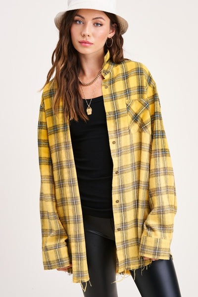 Two Tone Plaid Shirt (3 Colors) – Gunny Sack and Co