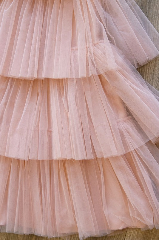 Tiffany Tiered Tulle Dress (2 Colors)