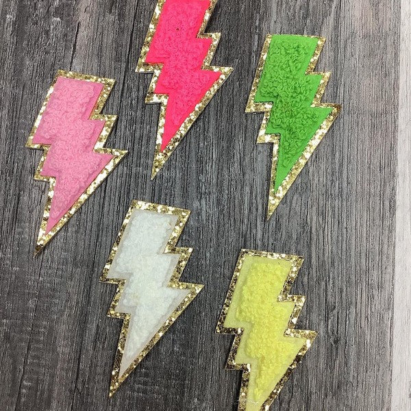 Rainbow/Lightning Adhesive Patch (6 Options)