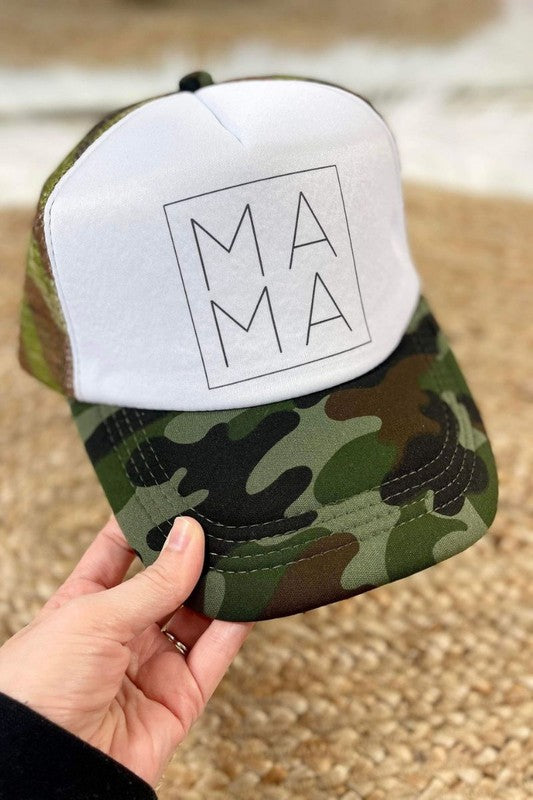 Camo Mama Trucker Hat