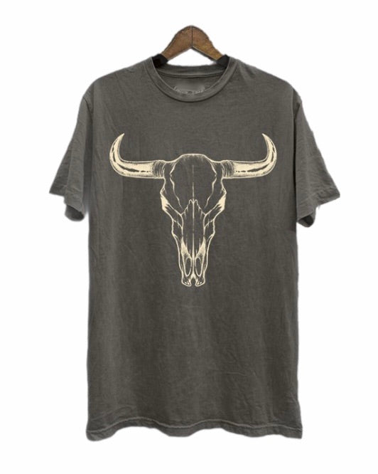 Grab Life by the Horns Mineral Wash Tee (2 Colors)