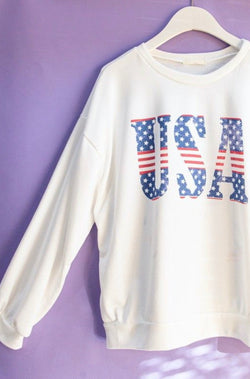 Stars and Stripes USA Pullover