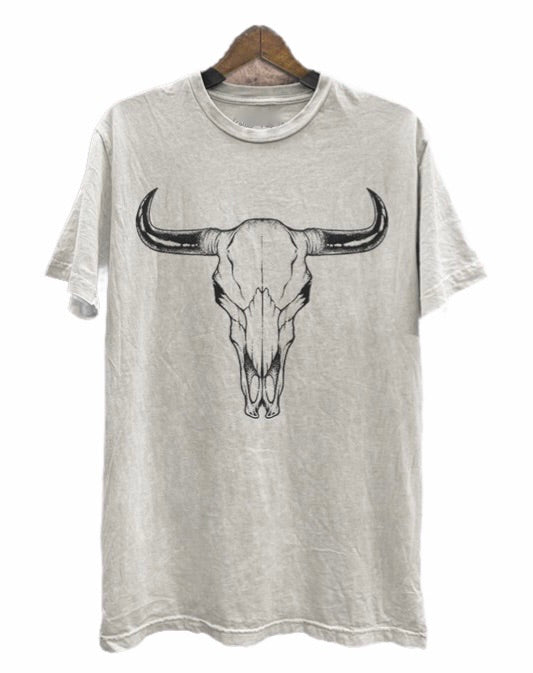 Grab Life by the Horns Mineral Wash Tee (2 Colors)