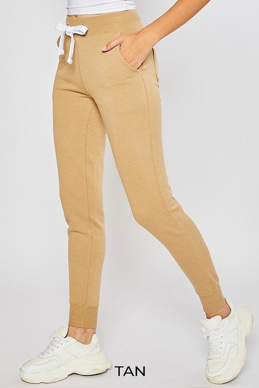 Basic Fleece Sweatpant w/ Pockets (5 Colors)