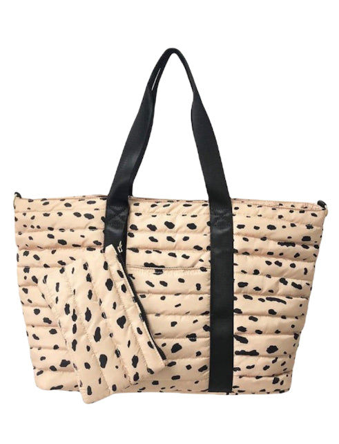 Spotted Puffer Tote