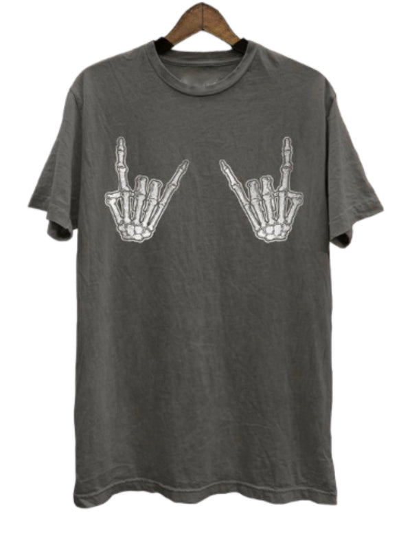 Mineral Wash Rock Skelly Tee (2 Colors)