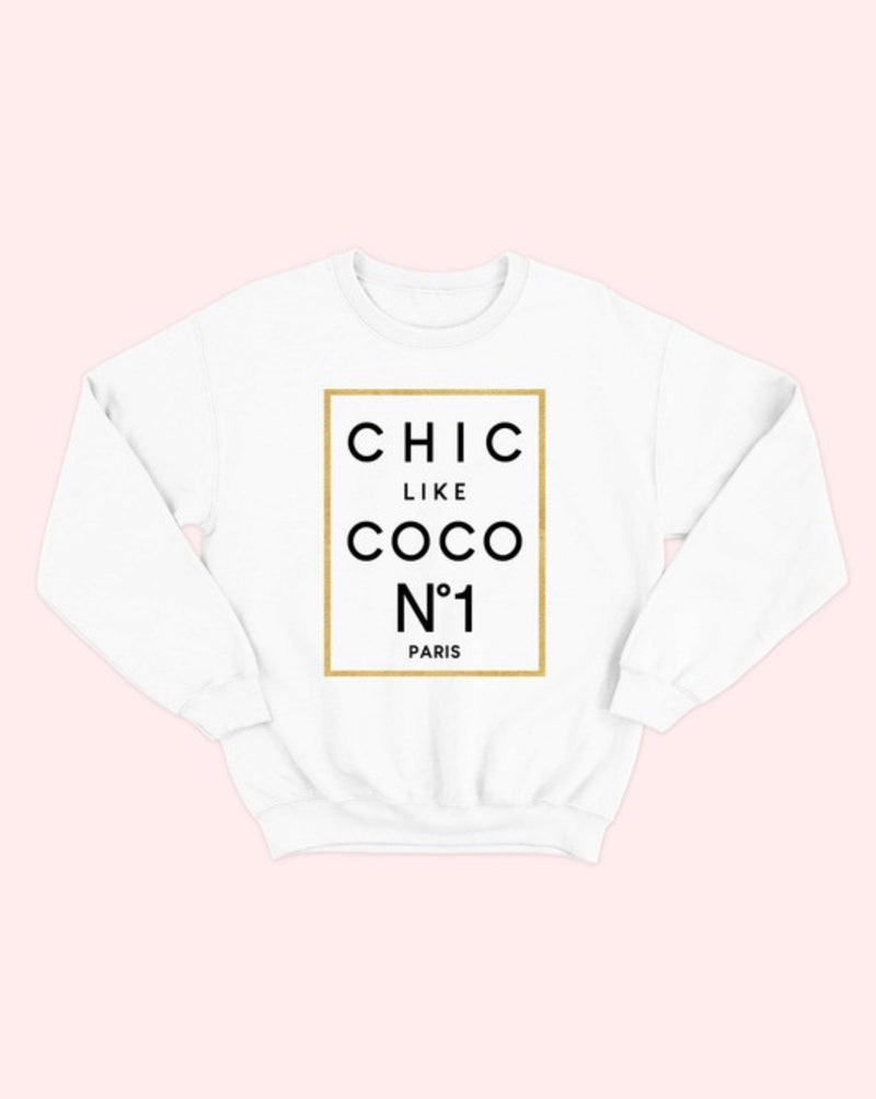 Chic Like Coco Sweatshirt (2 Colors) – Gunny Sack and Co