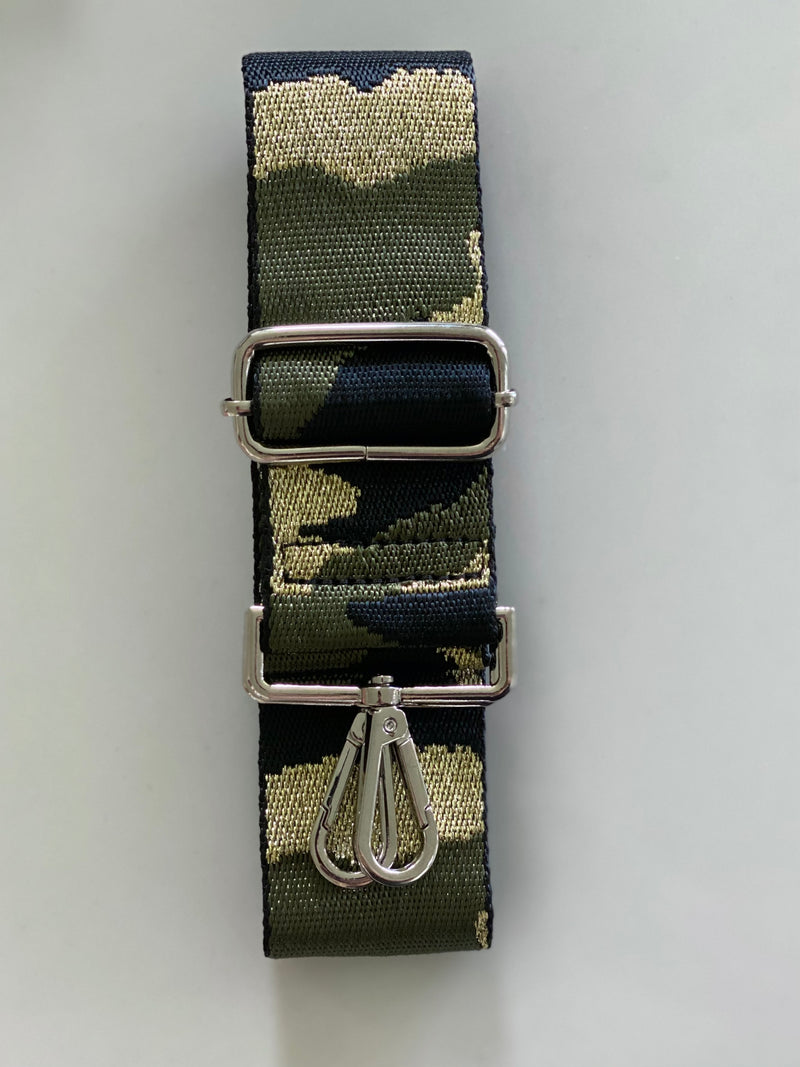 Metallic Camo Bag Strap