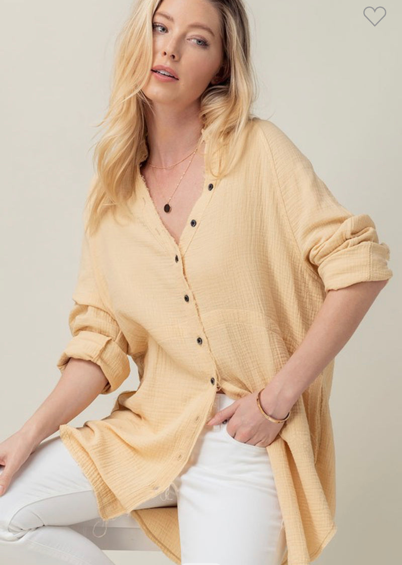 Waverly Button Up Tunic (9 Colors)