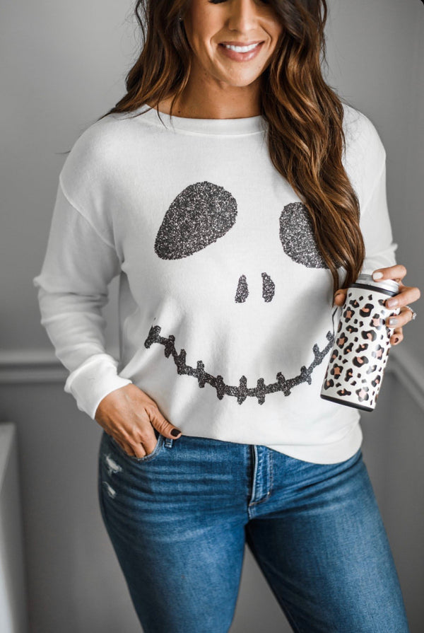 Skelly Smile Pullover